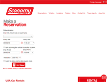 Tablet Screenshot of economyrentacar.com